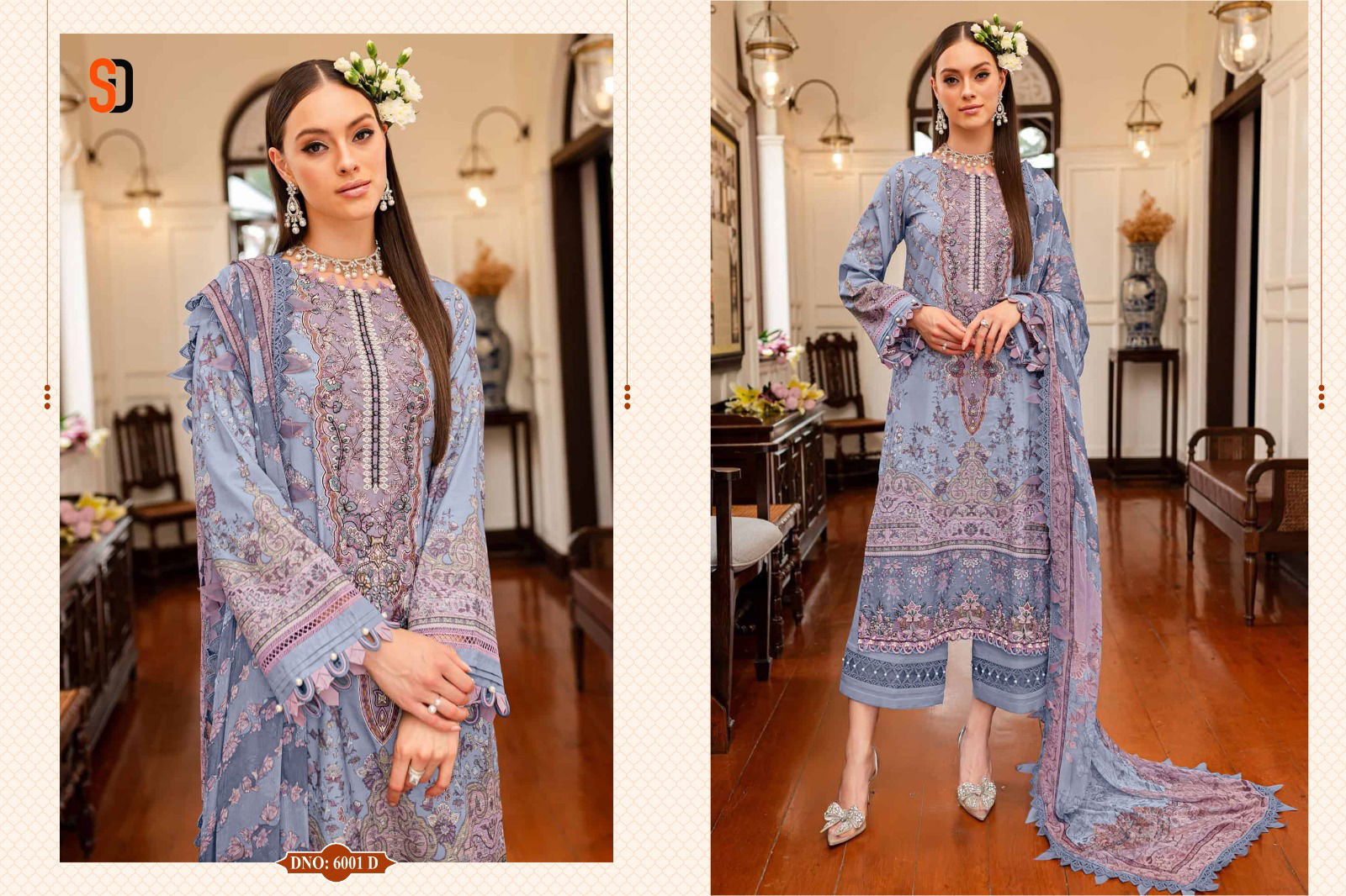 Bliss Vol 6 By Shraddha Printed Lawn Cotton Pakistani Suits Online Wholesale